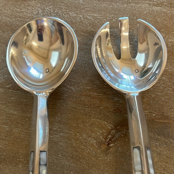 Towle Mother Of Pearl Serving Set - Picture 2 of 5